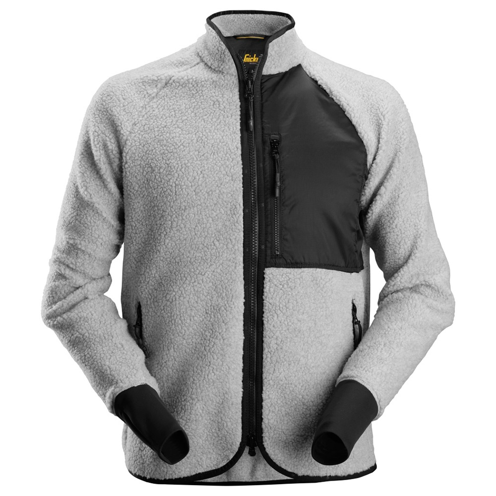 Fleecejacka AW Storlek: M , Färg: Grey Melange\Black