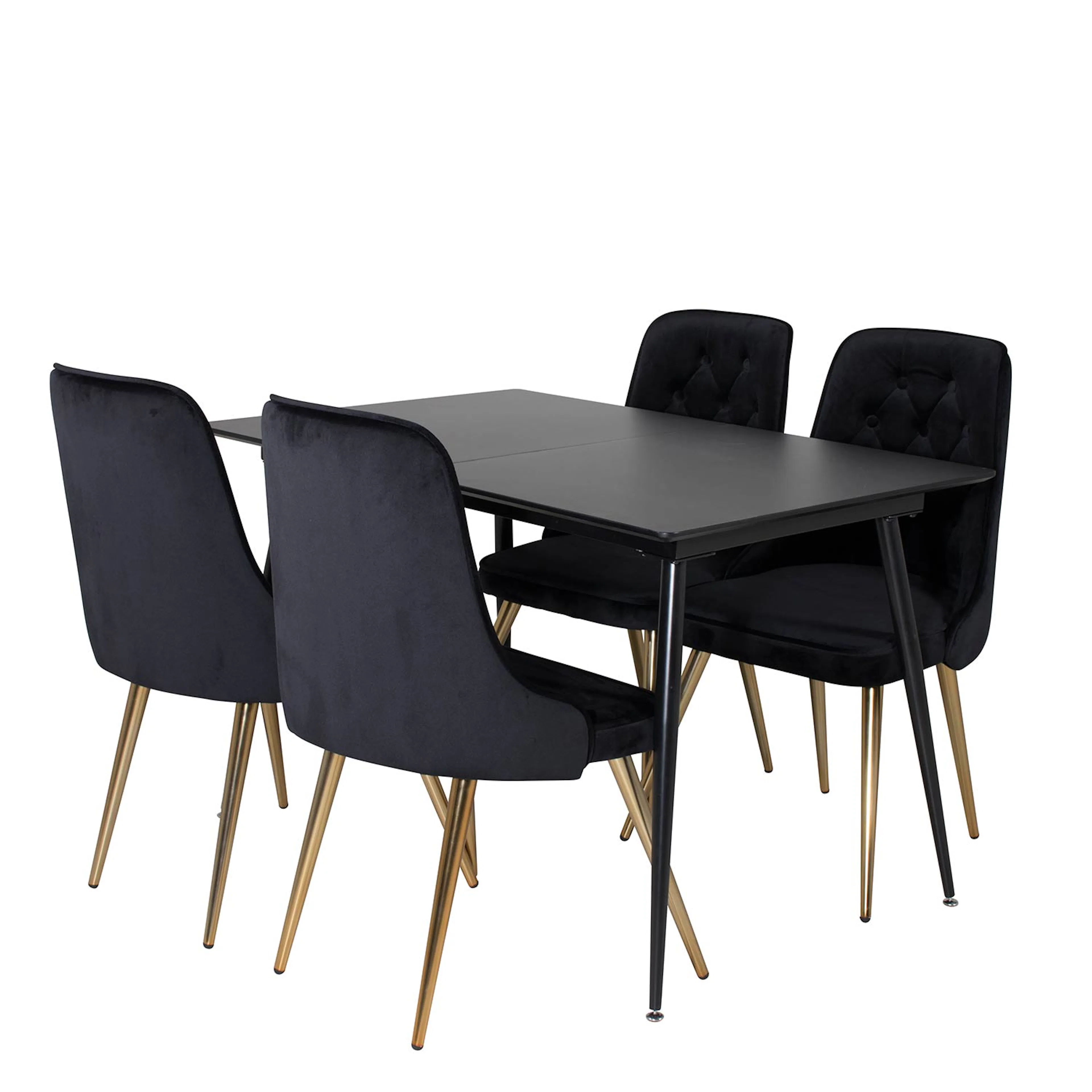 Svart/Mässing