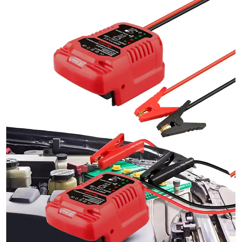 Booster Batteriladdare Japcell Nödladdare 12V Startbatteri Worx Kompatibel