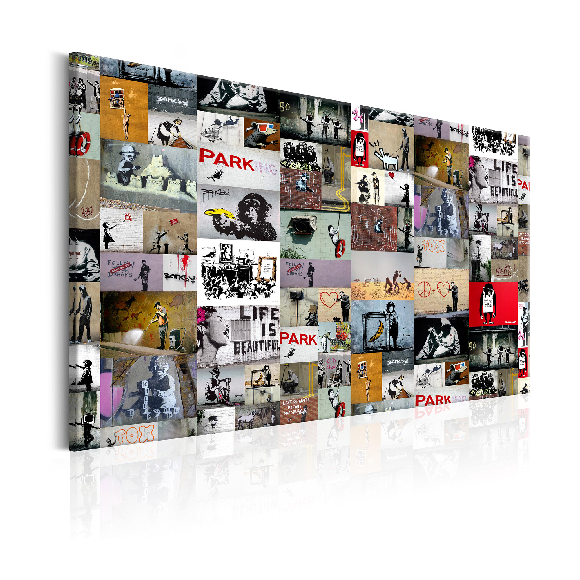 Tavla Arkiio Art Of Collage Banksy