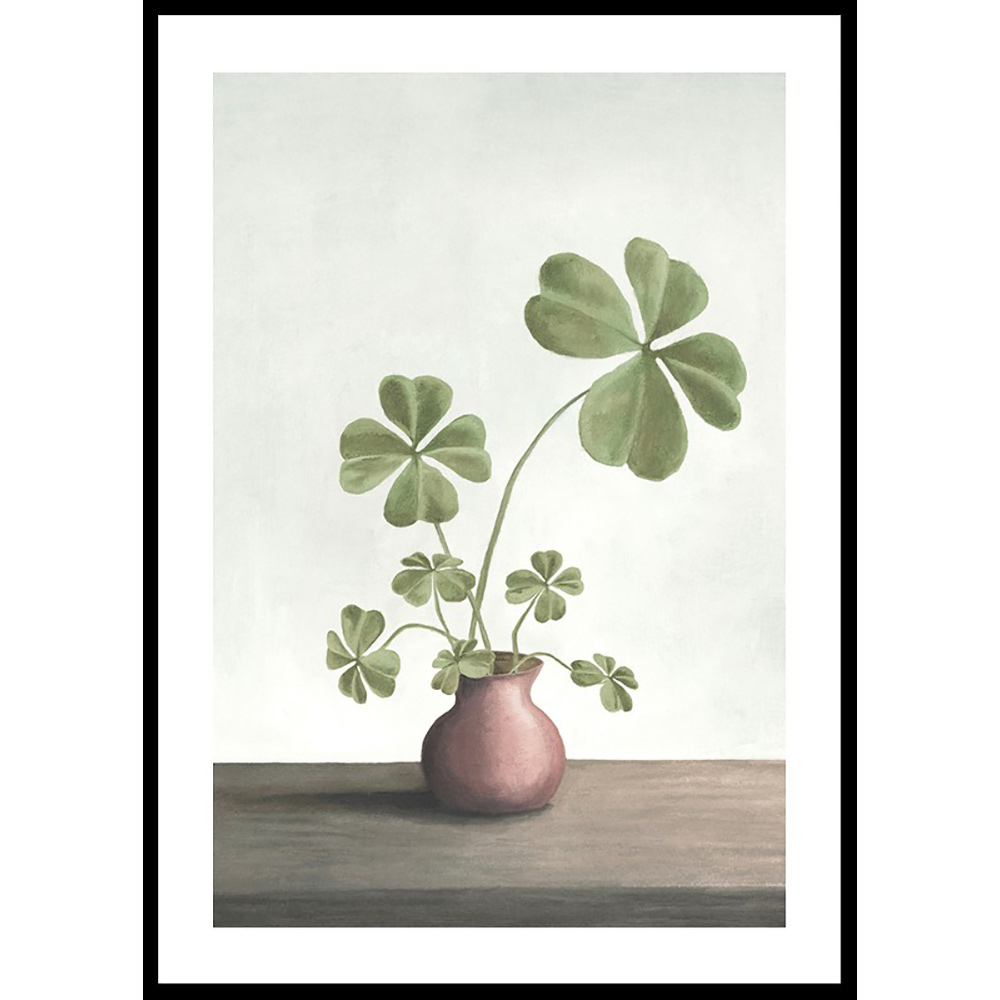 Poster Gallerix Four Leaf Clovers Luck
