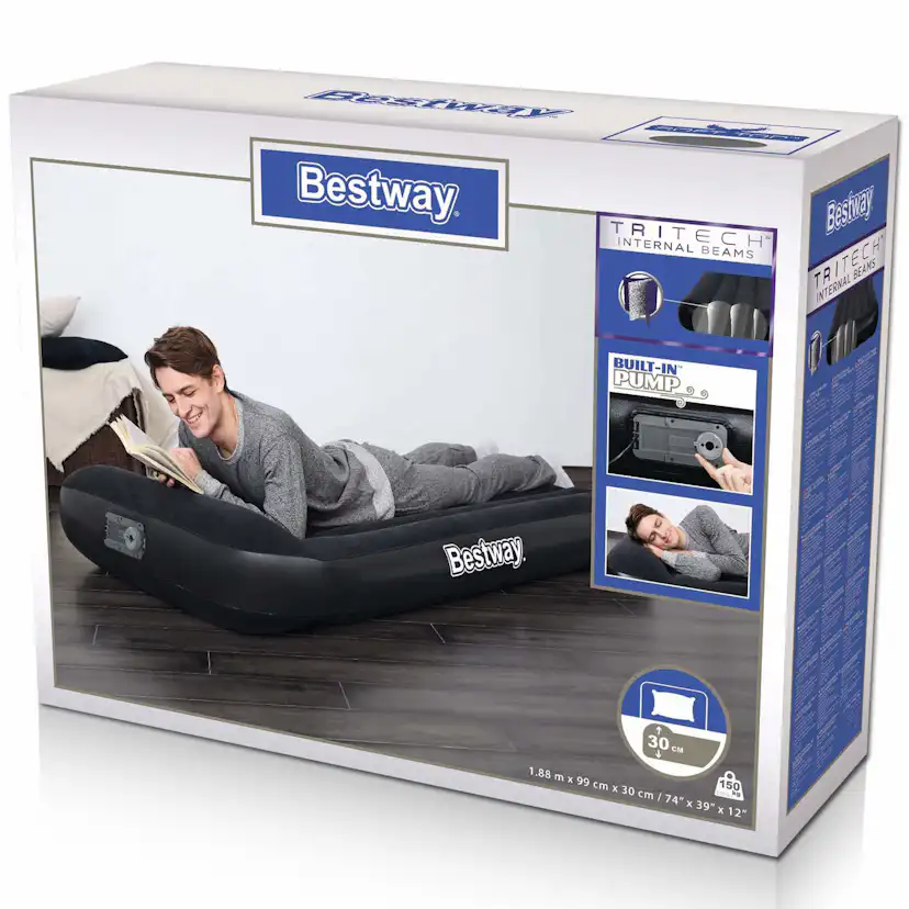 Luftmadrass Bestway Tritech 188 x 99 x 30 cm