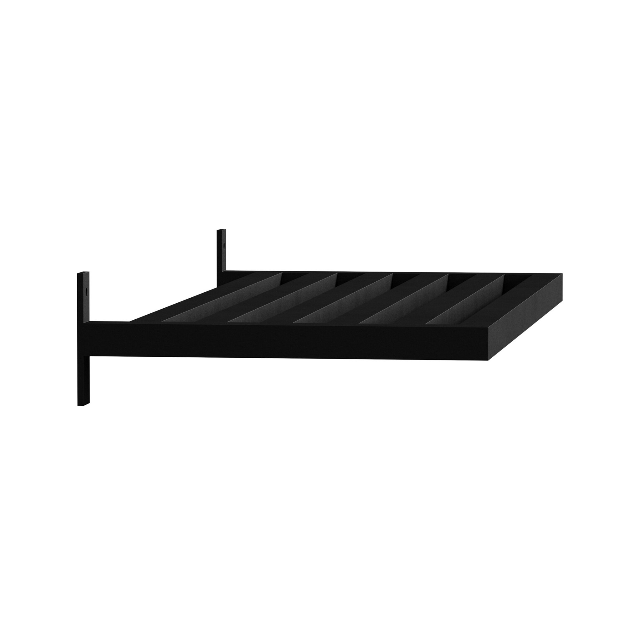 Vägghylla Venture Home Caen Svart Järn 35x10,5x30 cm