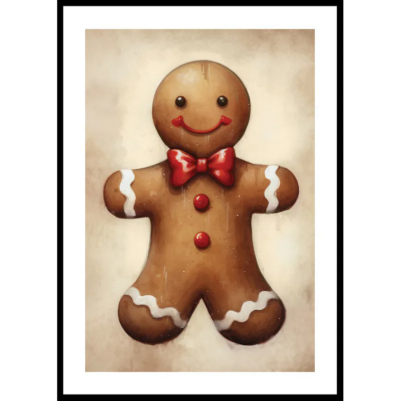 Poster Gallerix Happy Gingerbread Man
