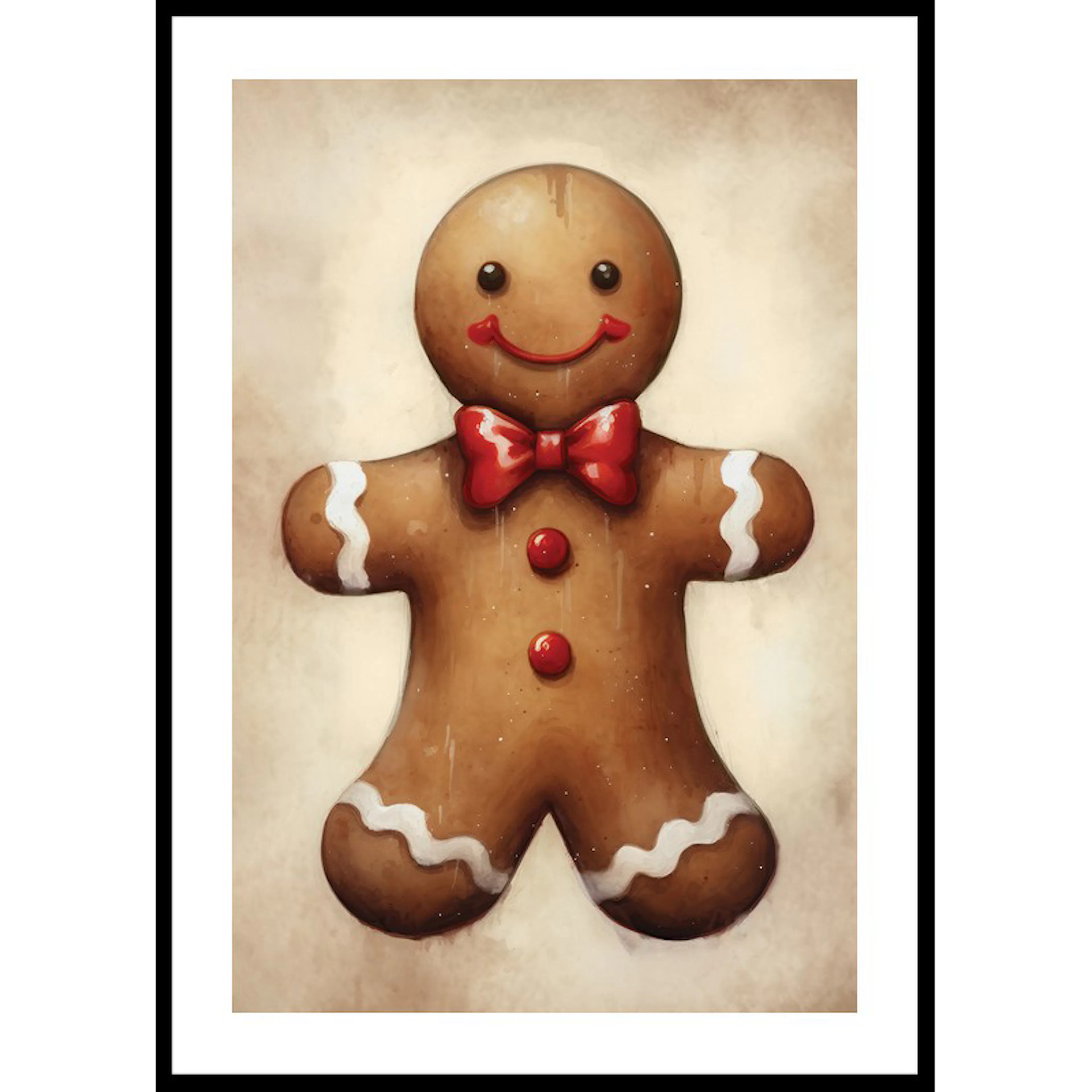 Poster Gallerix Happy Gingerbread Man
