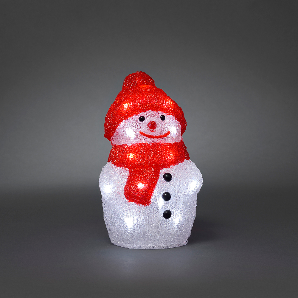 Juldekoration Gnosjö Konstsmide Snögubbe