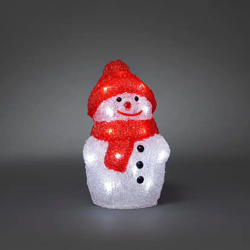 Juldekoration Gnosjö Konstsmide Snögubbe