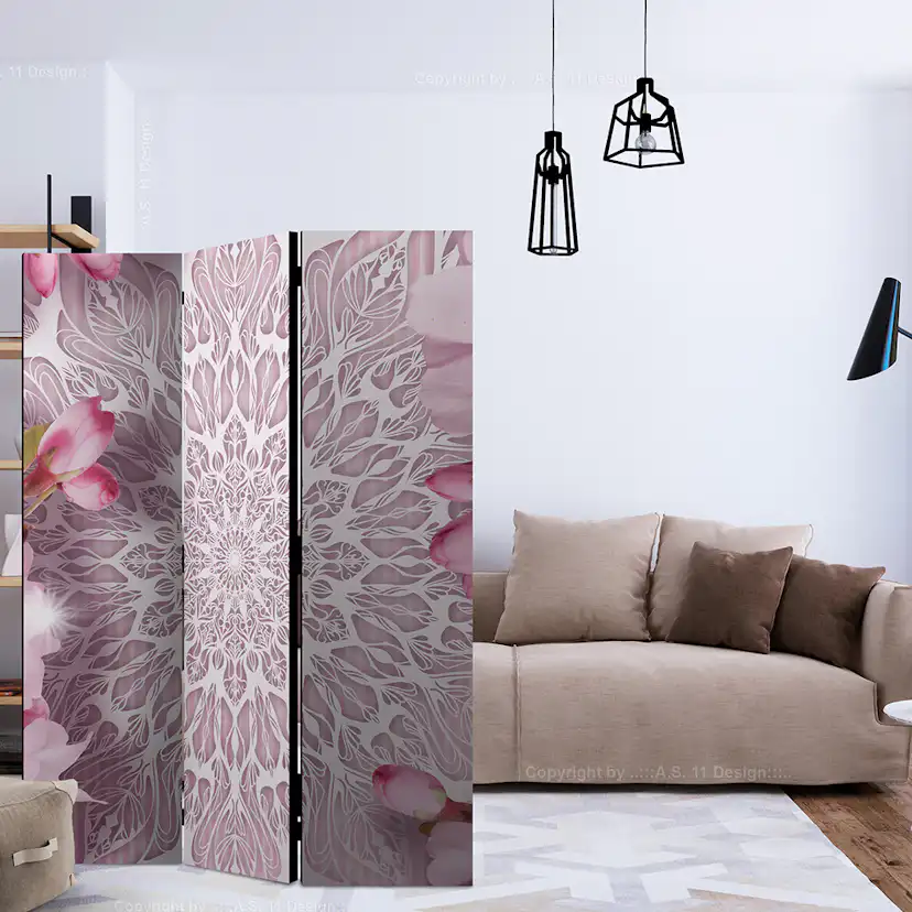 Rumsavdelare Arkiio Pastel Mandala 135x172 cm