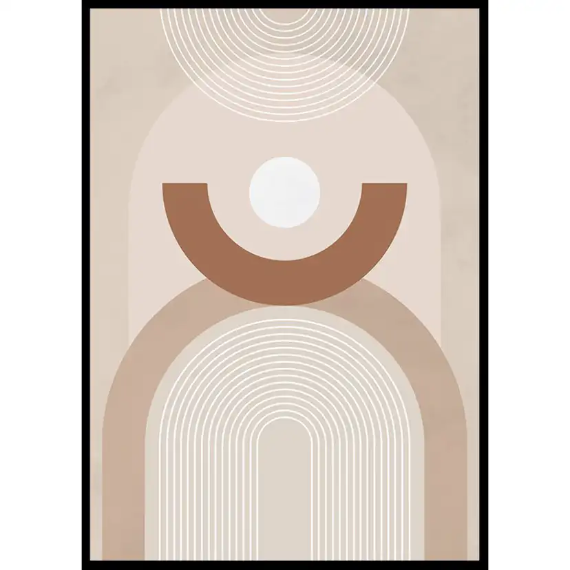 Poster Gallerix Geometric Shapes No3