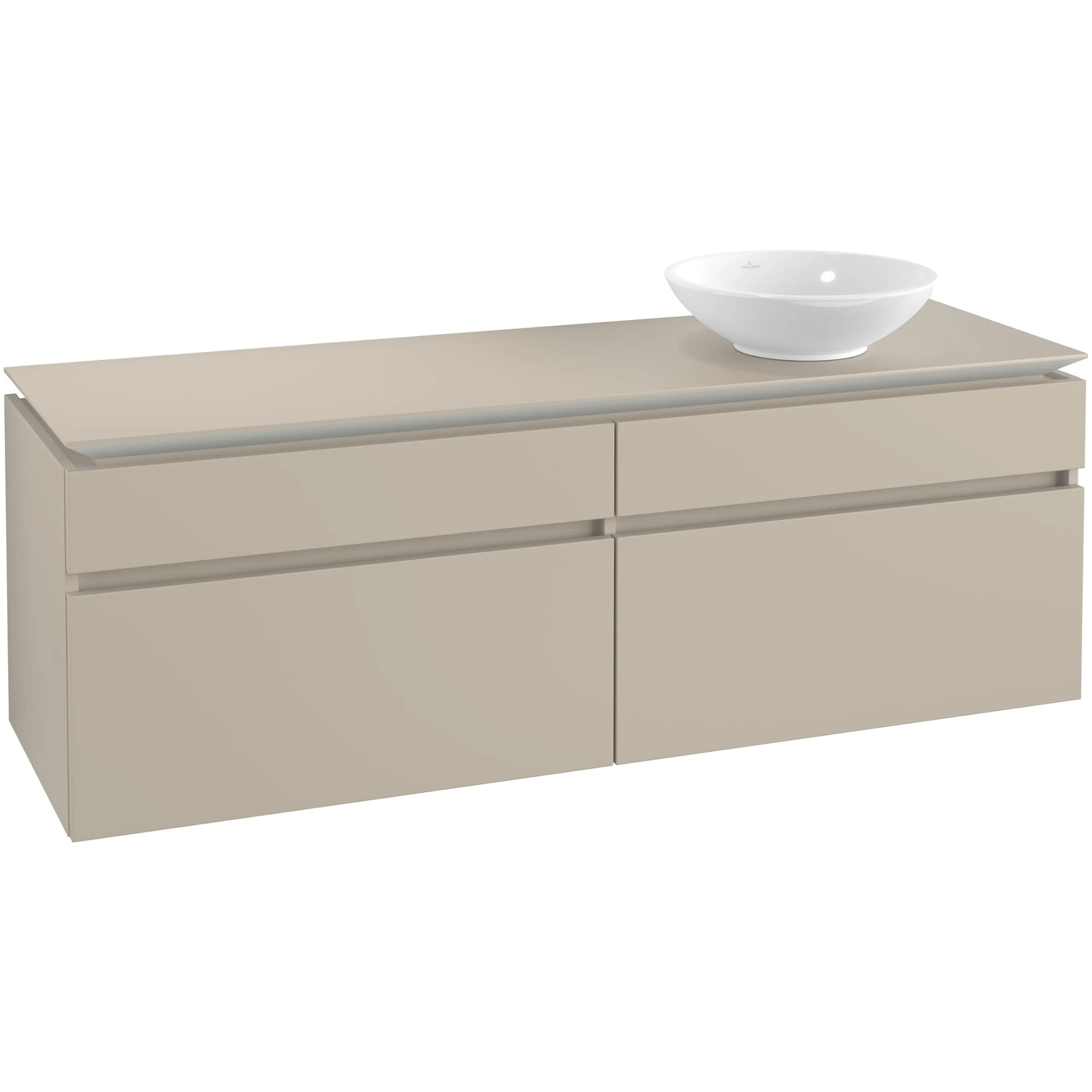 Tvättställsskåp Villeroy & Boch Legato 1600 med 4 Lådor för Fristående Tvättställ