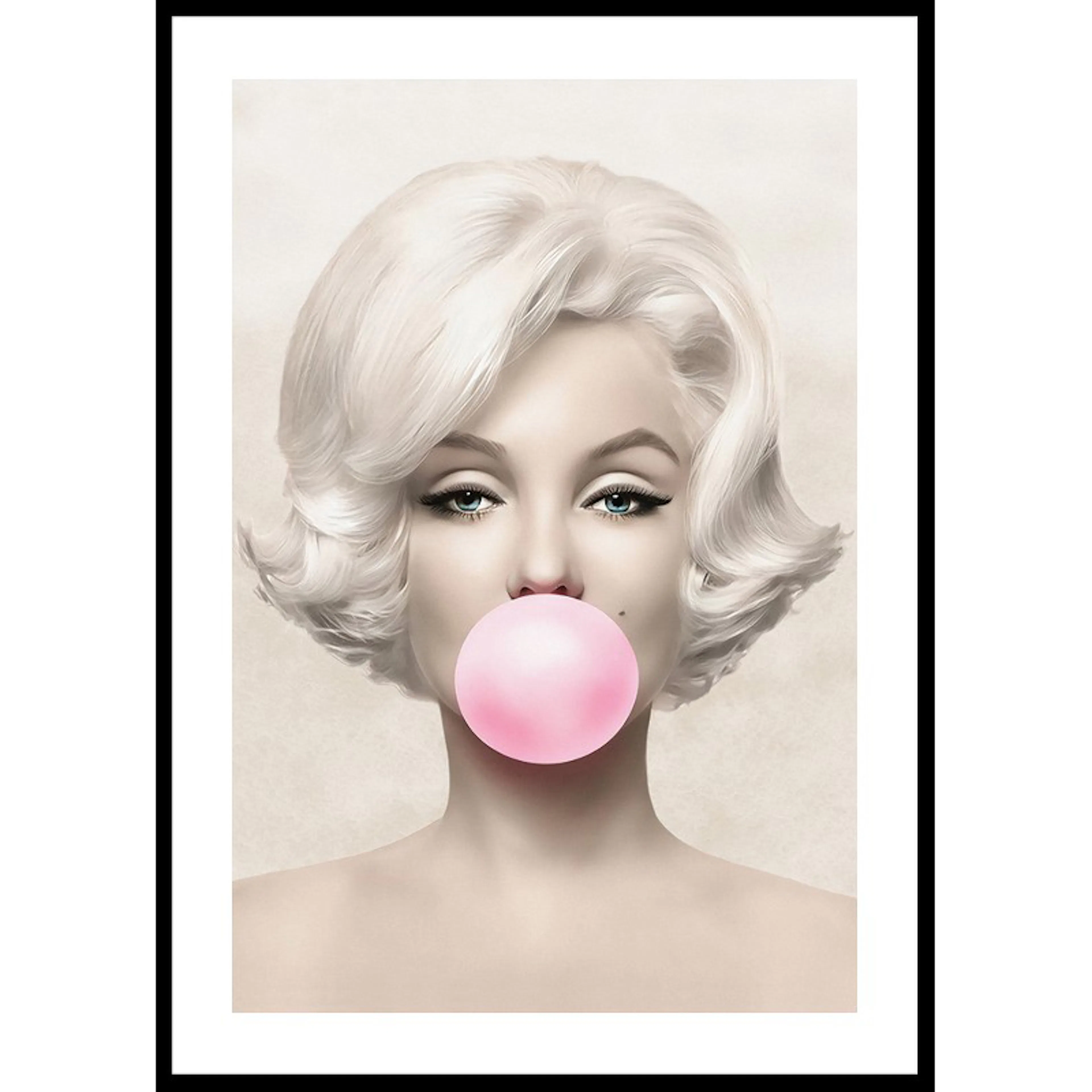 Poster Gallerix Marilyn Monroe Pink Bubblegum