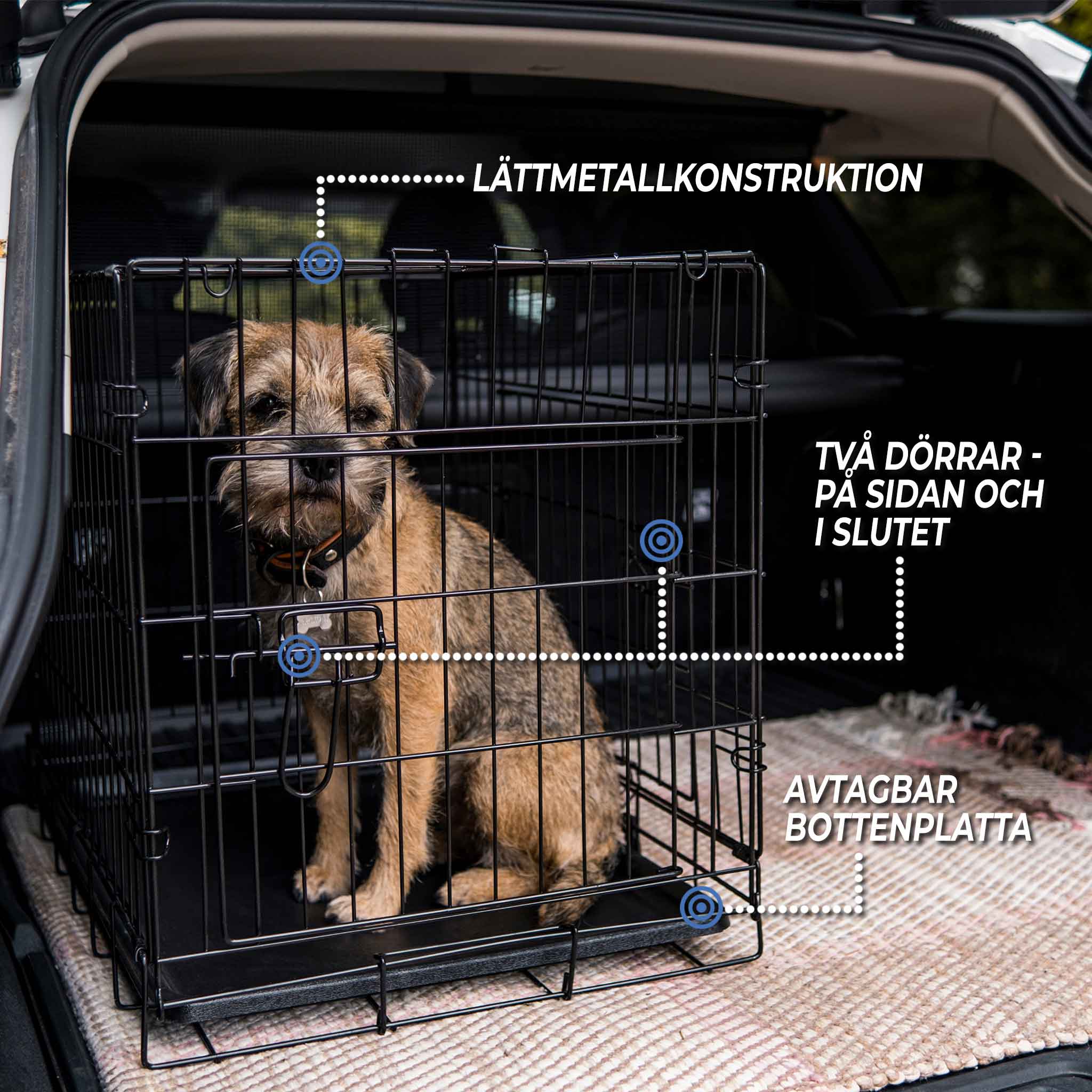 Hundbur Trekker Lättmetall S