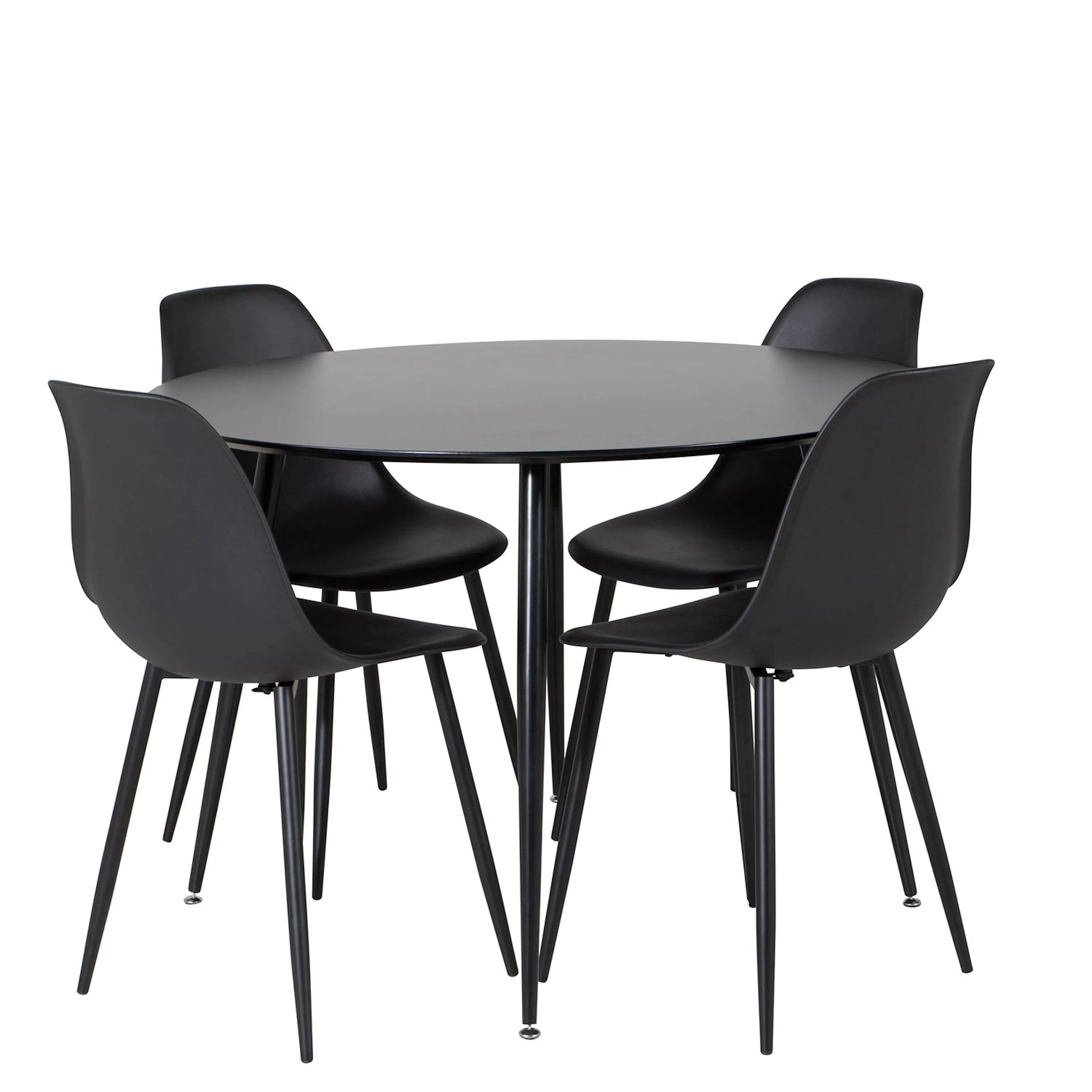 Matgrupp Venture Home Silvia med 4 Pop Stolar Runt
