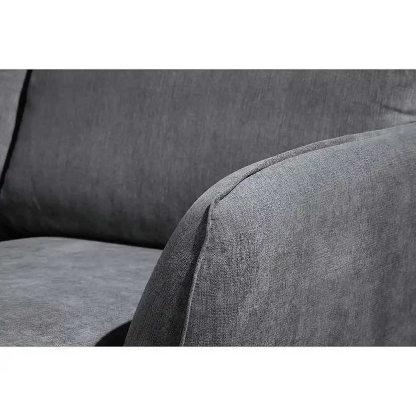 Trend Lyx U-soffa med Divan Vänster Mörkgrå