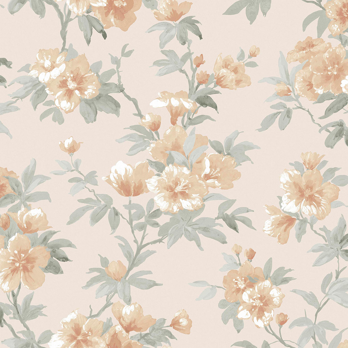 Tapet Laura Ashley Rosamund Orange