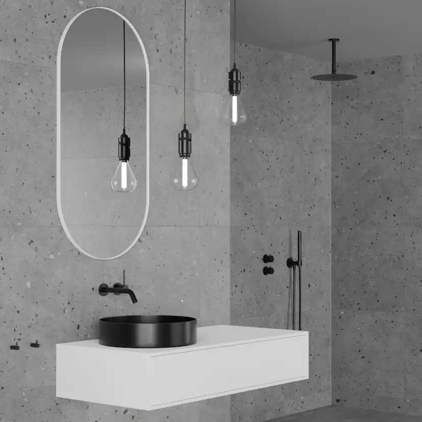 Tvättställsblandare Scandtap Steel Harmonized 1 för Inbyggnad