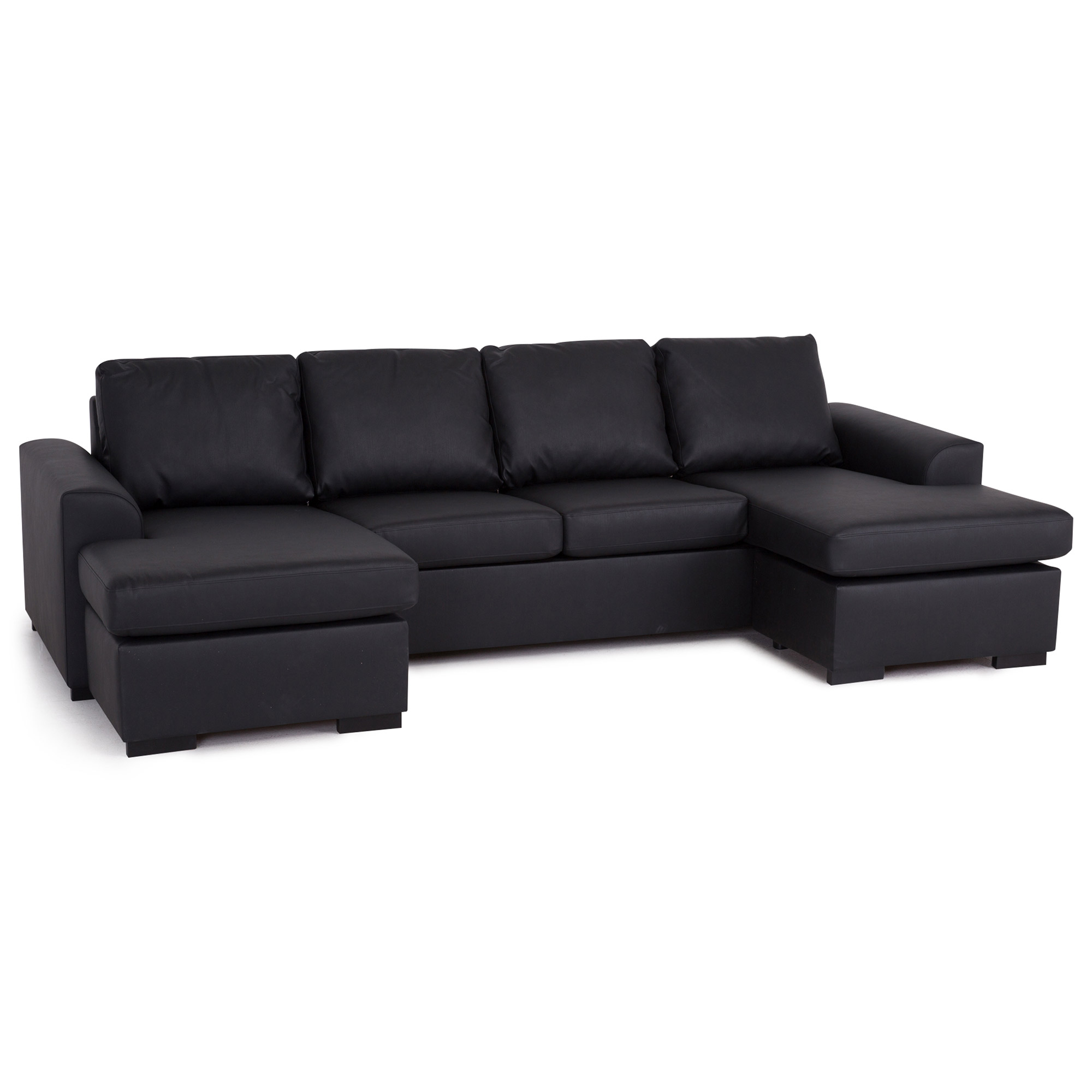 Dubbeldivansoffa Scandinavian Choice Porto Bonded Leather