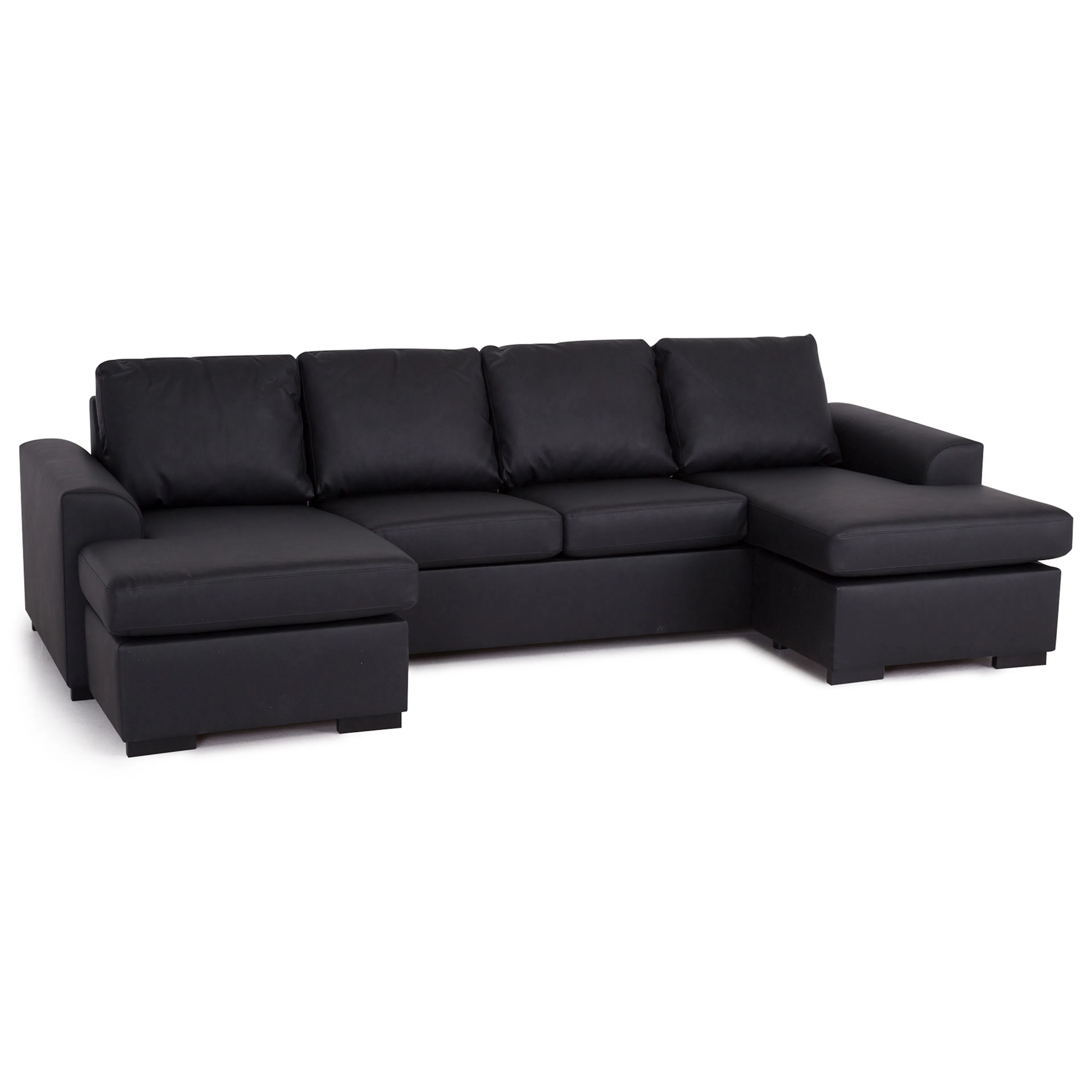 Dubbeldivansoffa Scandinavian Choice Porto Bonded Leather