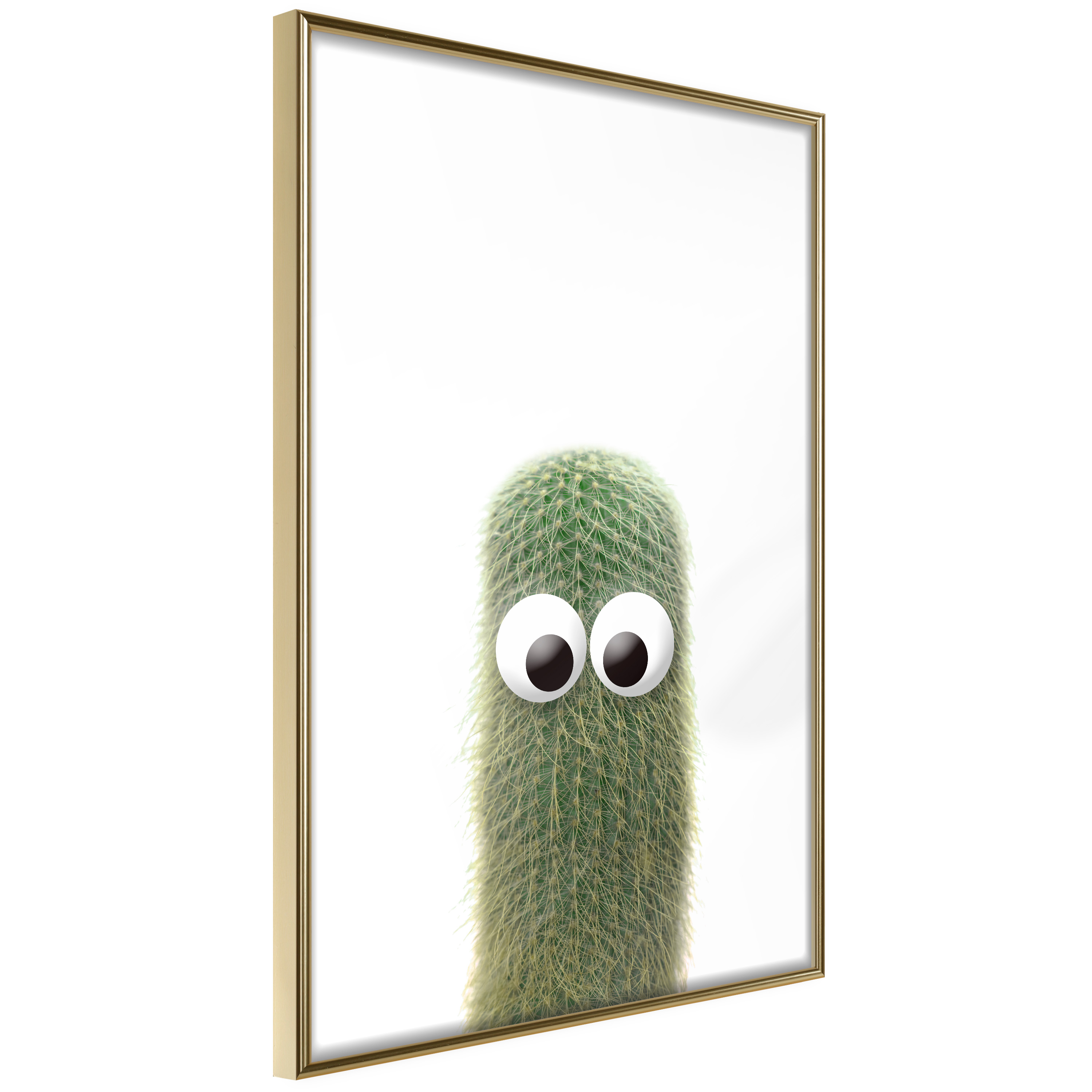 Affisch - Prickly Friend [Poster] 30x45 Guld ram, 30x45 cm
