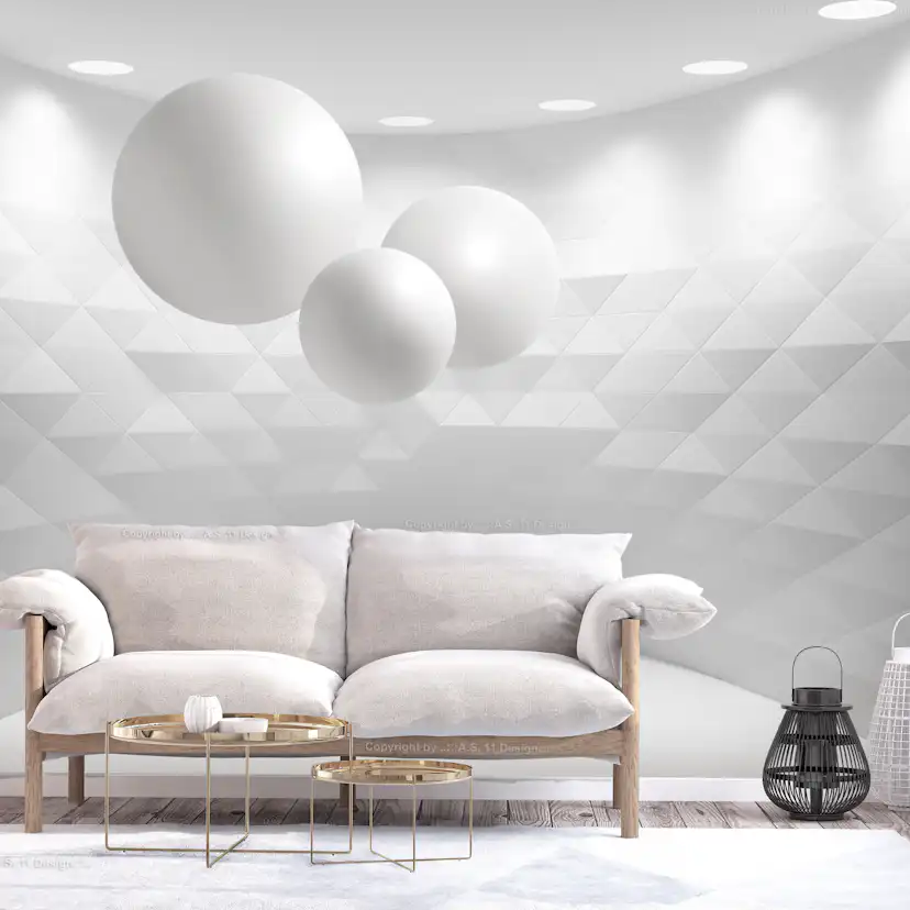 Fototapet Arkiio Självhäftande Geometric Room