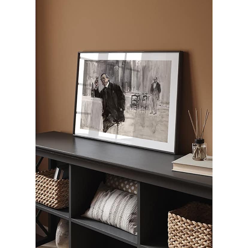 Poster Gallerix Öl Auf Holzplatte By Friedrich Wahle Der Weinkenner