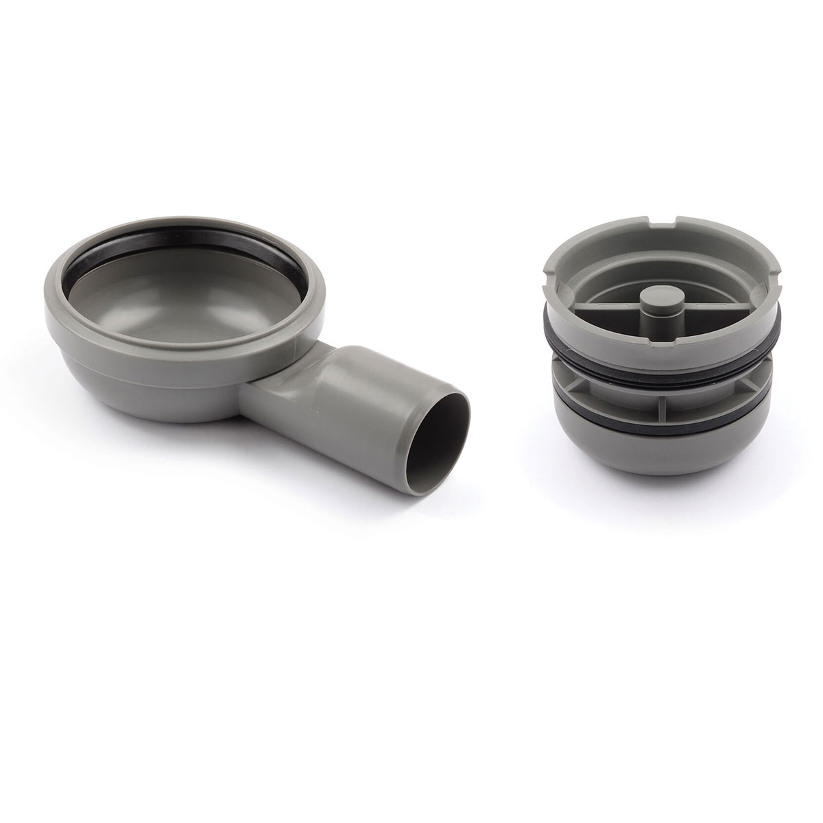 Utloppshus Unidrain Hörn 50 mm