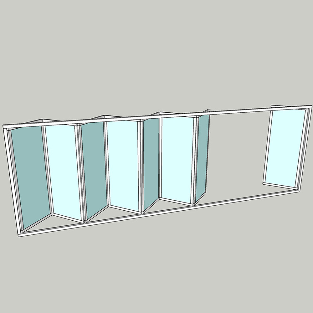 Vikparti Allvy Sunroom s75 3-Glas 8-Delad