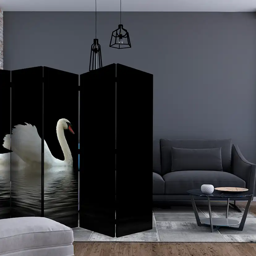 Rumsavdelare Arkiio Swan Black And White II 225x172 cm