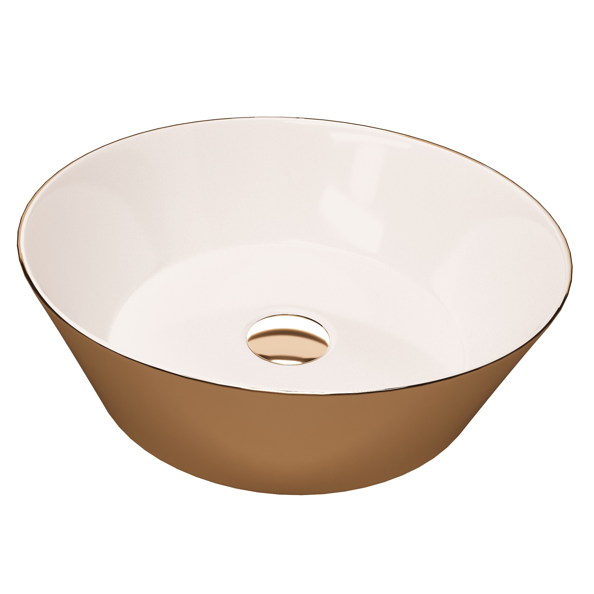 Tvättställ Badlyx Round 105 Bicolor 35 cm
