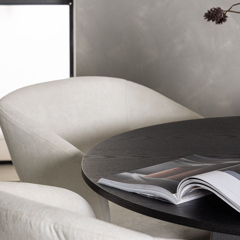 Matgrupp Venture Home Bootcut Ø110 cm med 4 st Day stolar