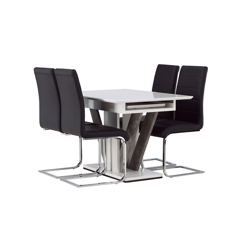 Matgrupp Venture Home Disa med 4 Tempo Stolar