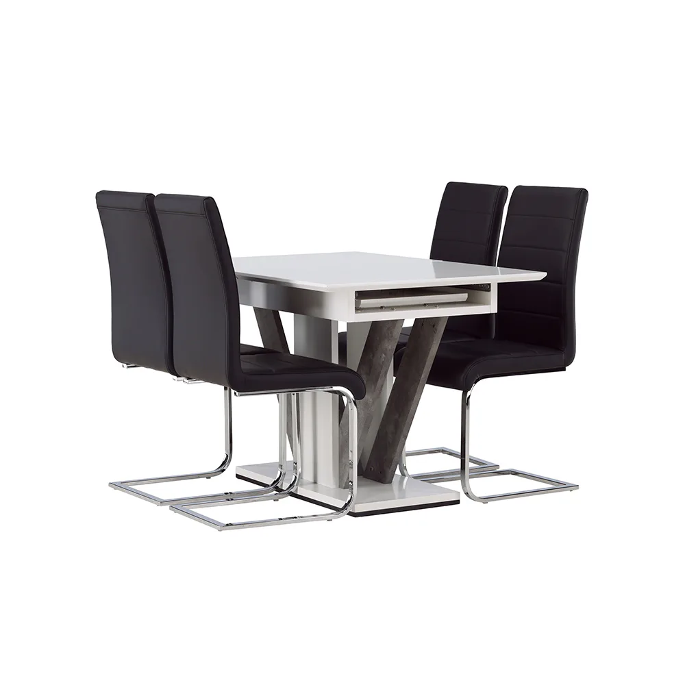 Matgrupp Venture Home Disa med 4 Tempo Stolar