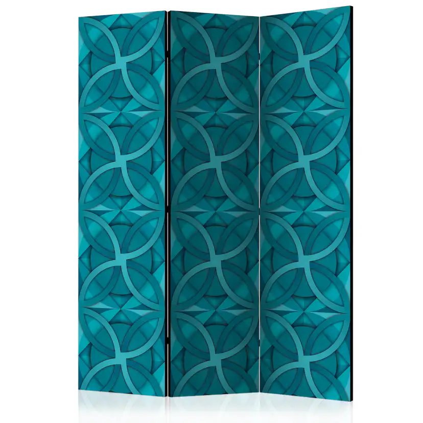 Rumsavdelare Arkiio Geometric Turquoise 135x172 cm