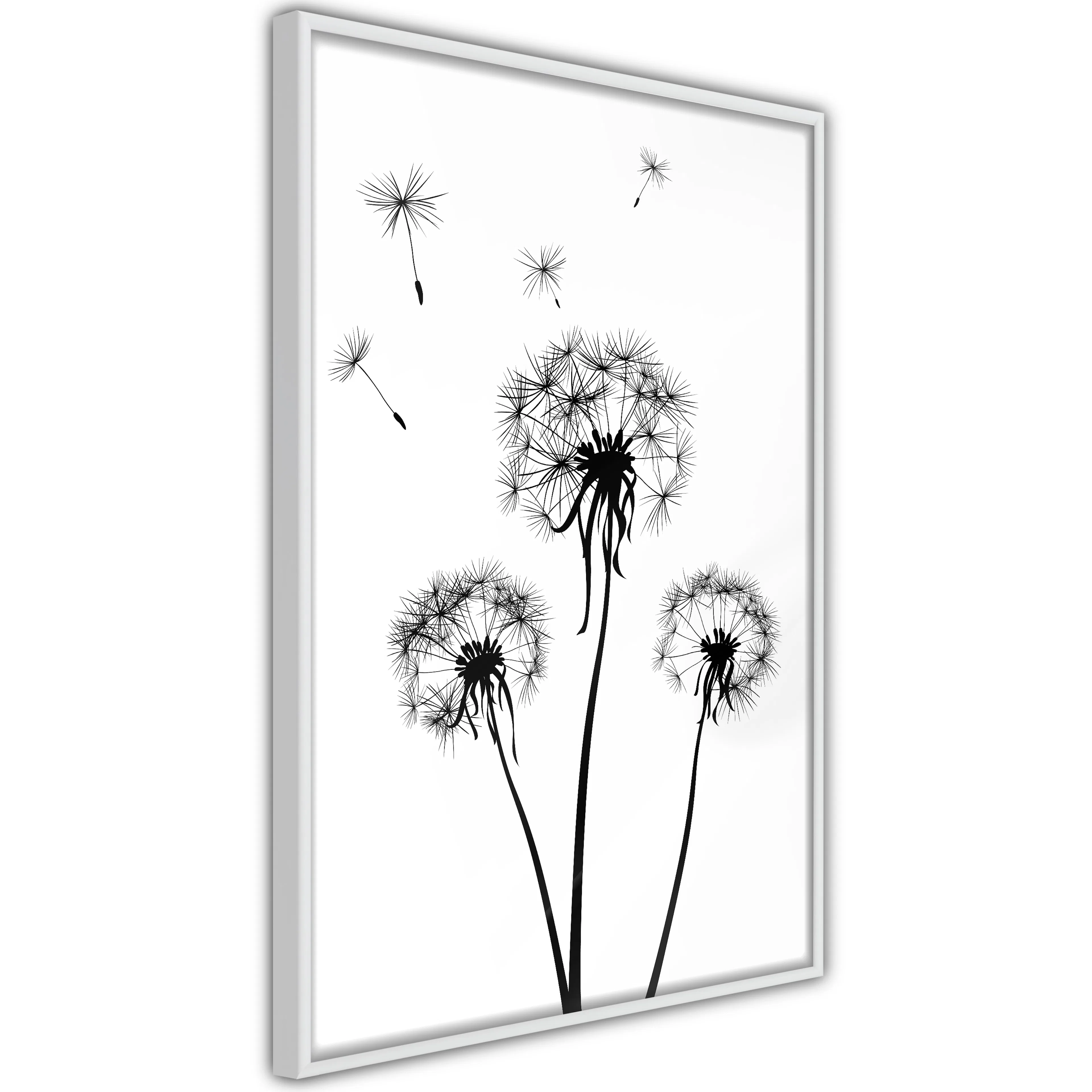 Poster Artgeist Affisch Flying Dandelions