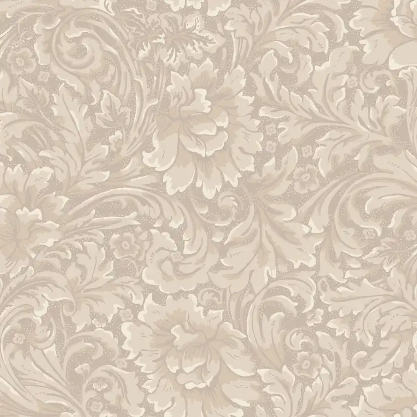 Tapet Duro Flora Idun Puderrosa 535-02 QuickUp, Mönstrad Rosa