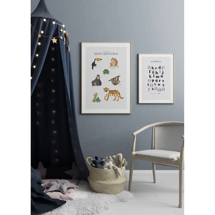 Poster Gallerix Djur I Djungeln