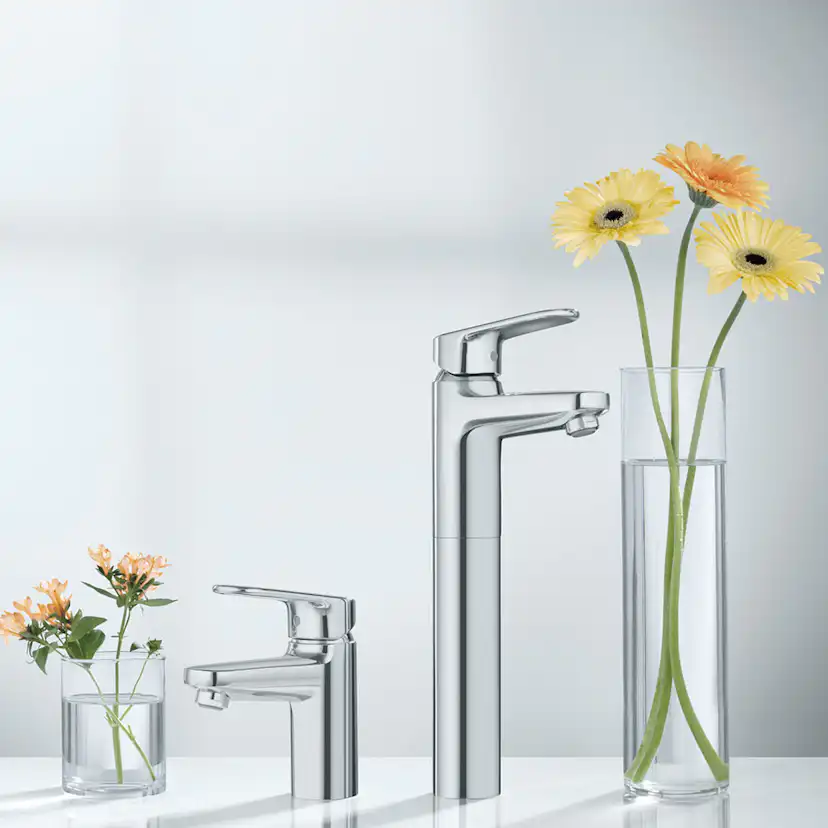 Tvättställsblandare Grohe Europlus med Hög Pip