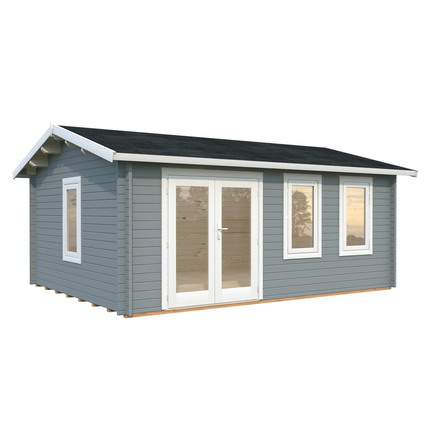 Iris 19,1 m2 PNT7042W2 Ljusgrå/Vit