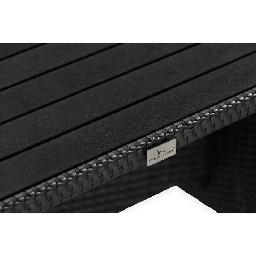 Loungegrupp Comfort Garden James Light Soffgrupp Utomhus 5-sits med Bordsskiva i Aintwood