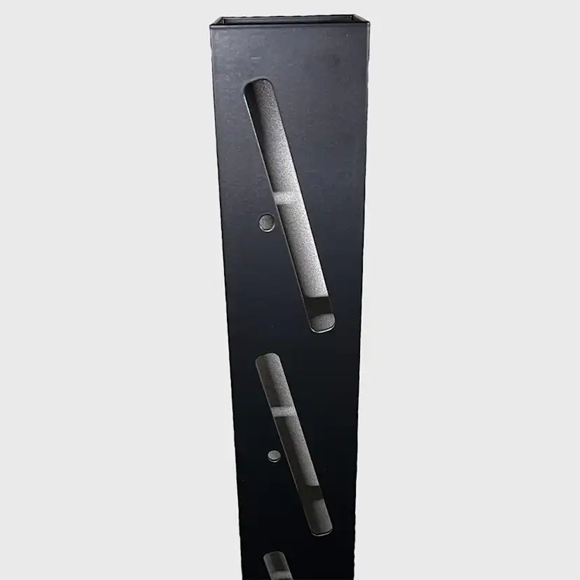 Staketstolpe Woodplastic 1000mm Ändstolpe Vänster SVART Höjd: 1000 mm Vänster Svart