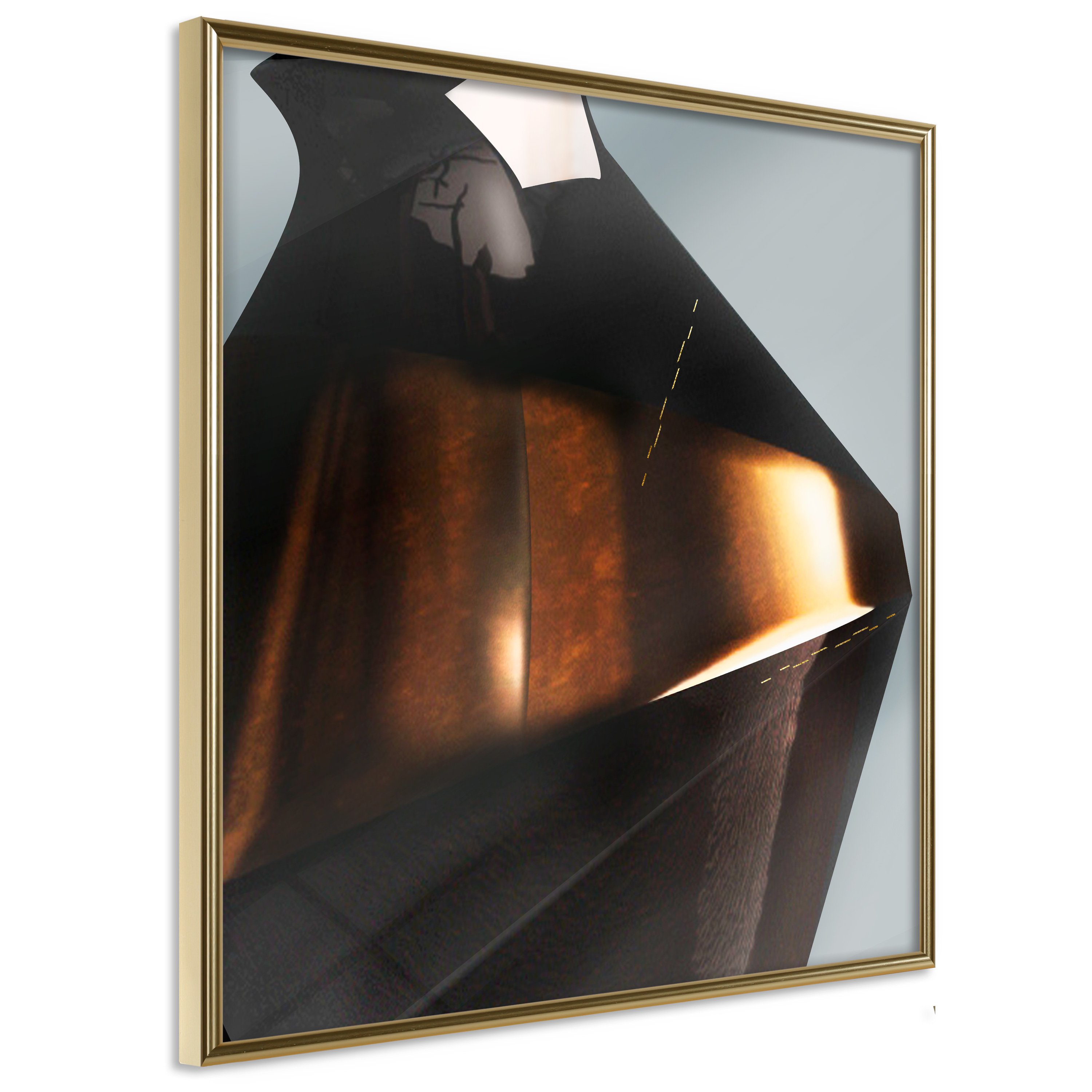 Affisch - Sphinx Dream [Poster] 30x30 Guld ram, 30x30 cm