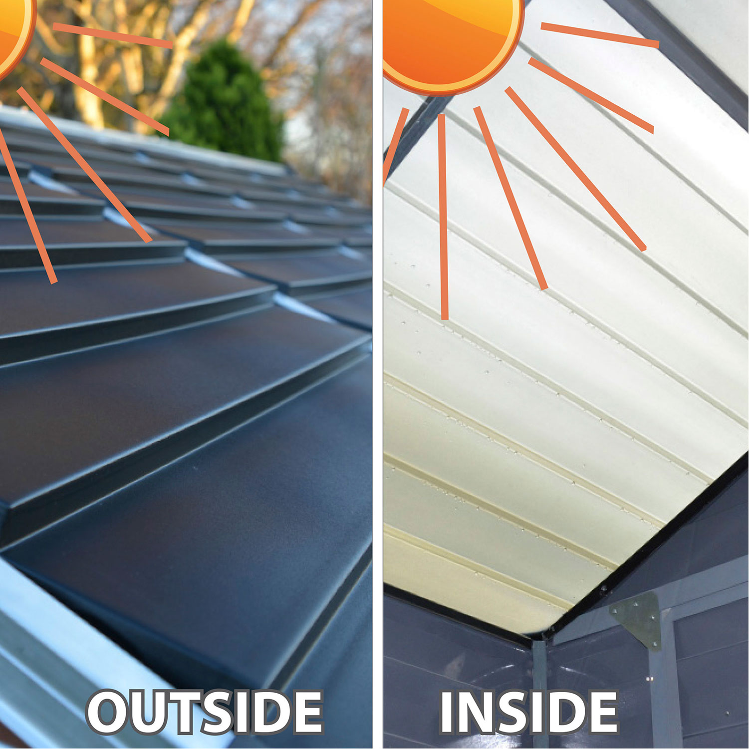 Skjul Canopia by Palram Skylight Pent 2,8 m²