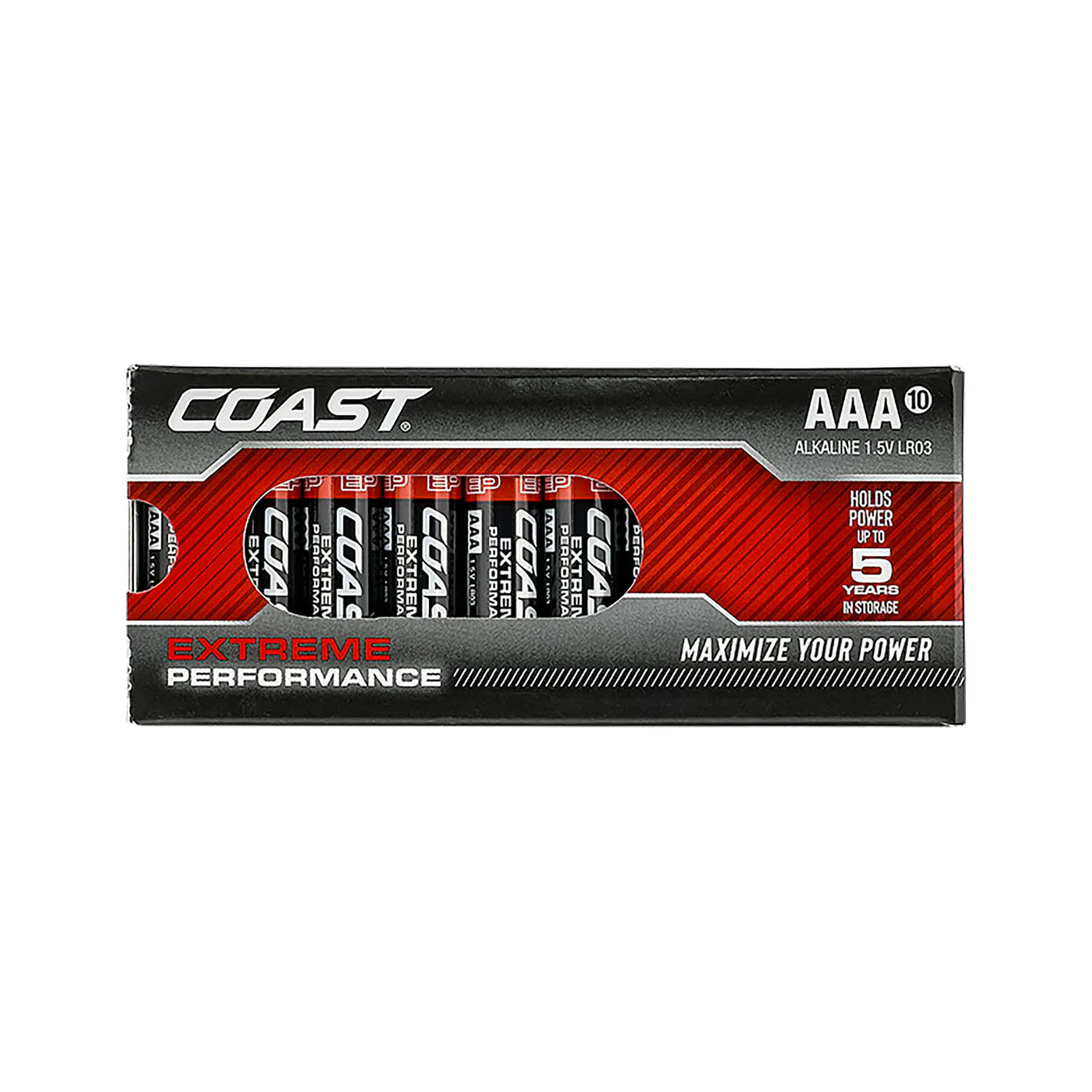 Batteri Coast AAA 10-Pack