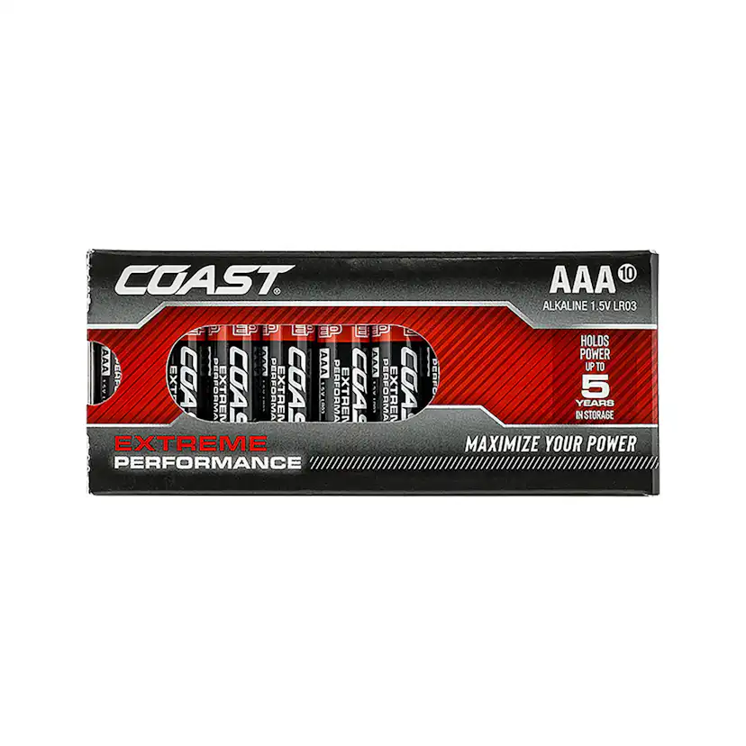 Batteri Coast AAA 10-Pack