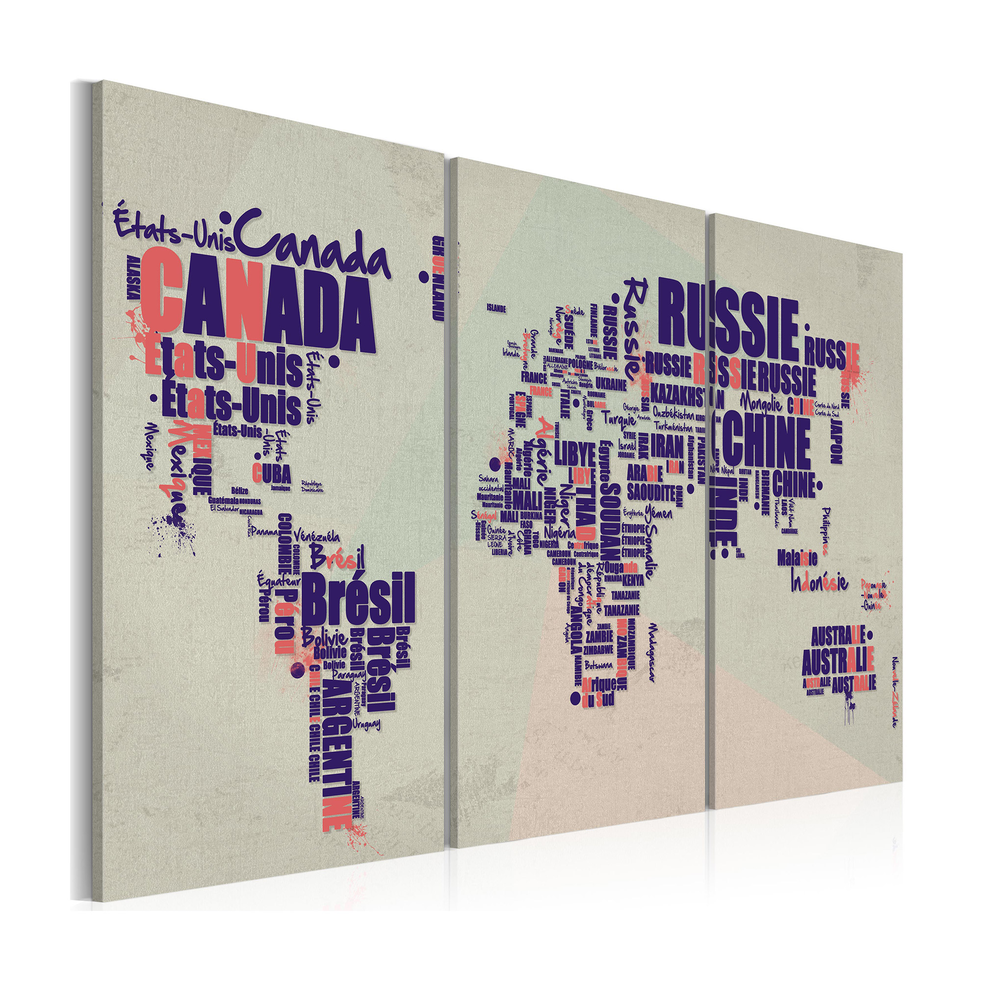 Tavla Arkiio Franska Resa Triptych