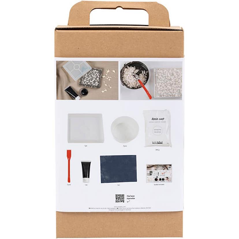 DIY-kit Creativ Company Resingjutning Bricka Terrazzo