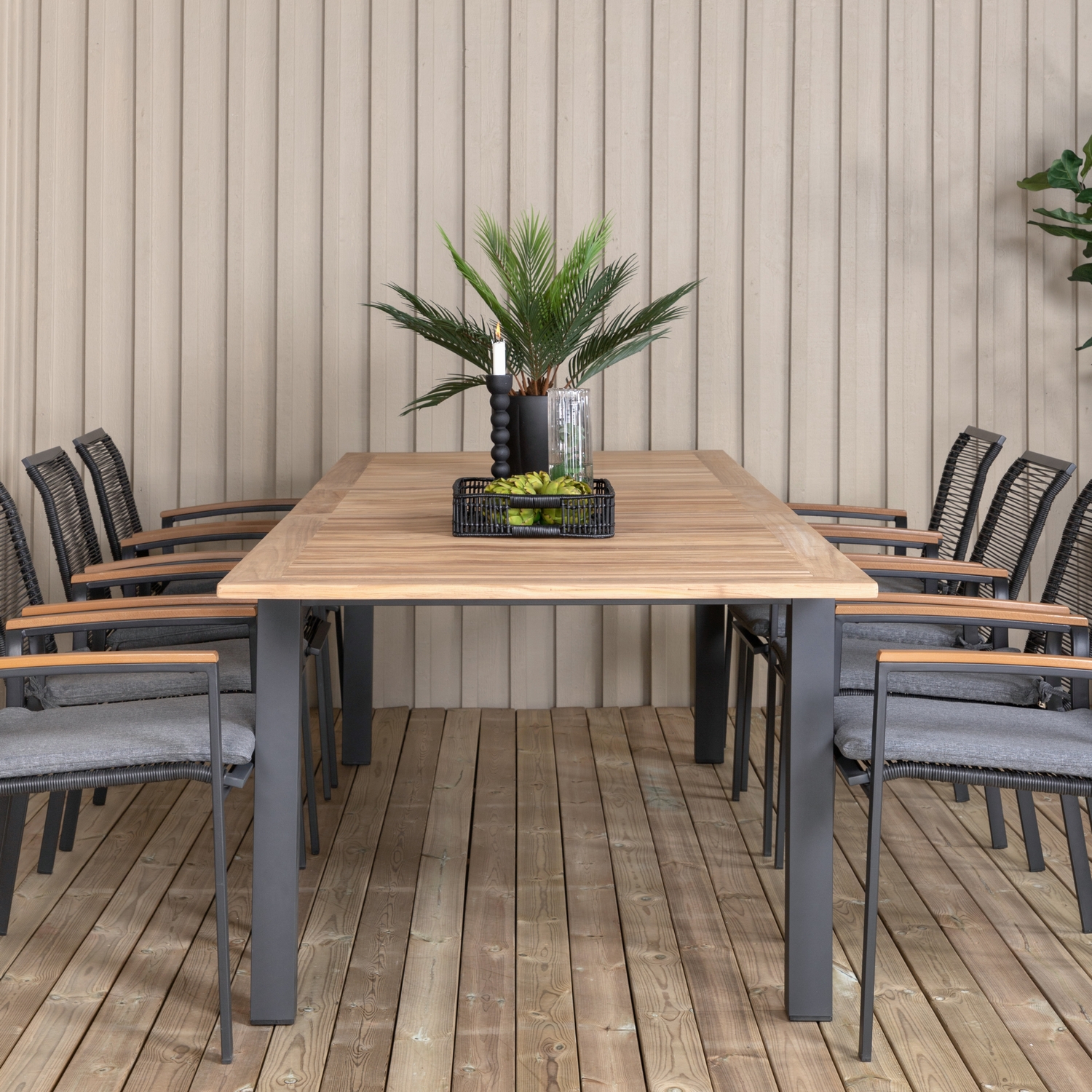 Matgrupp Venture Home Perla med 8 Douglas Matstolar