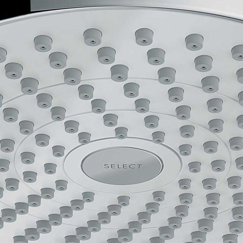 Taksil Hansgrohe Croma Select S 180 2jet Vit/Krom Vit/Krom, Utan EcoSmart