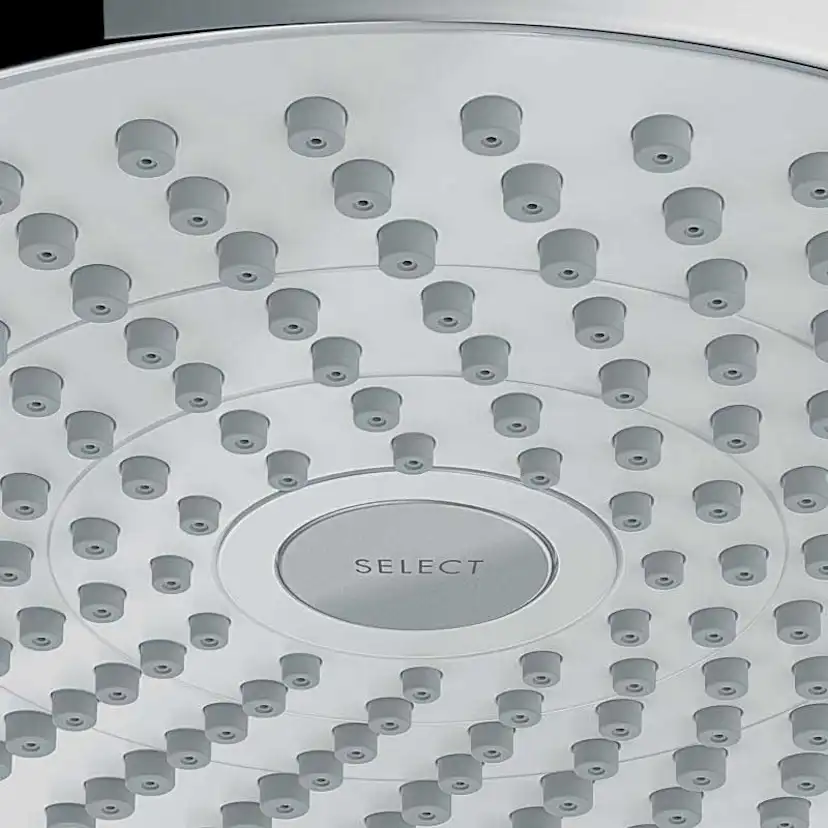 Taksil Hansgrohe Croma Select S 180 2jet Vit/Krom Vit/Krom, Utan EcoSmart