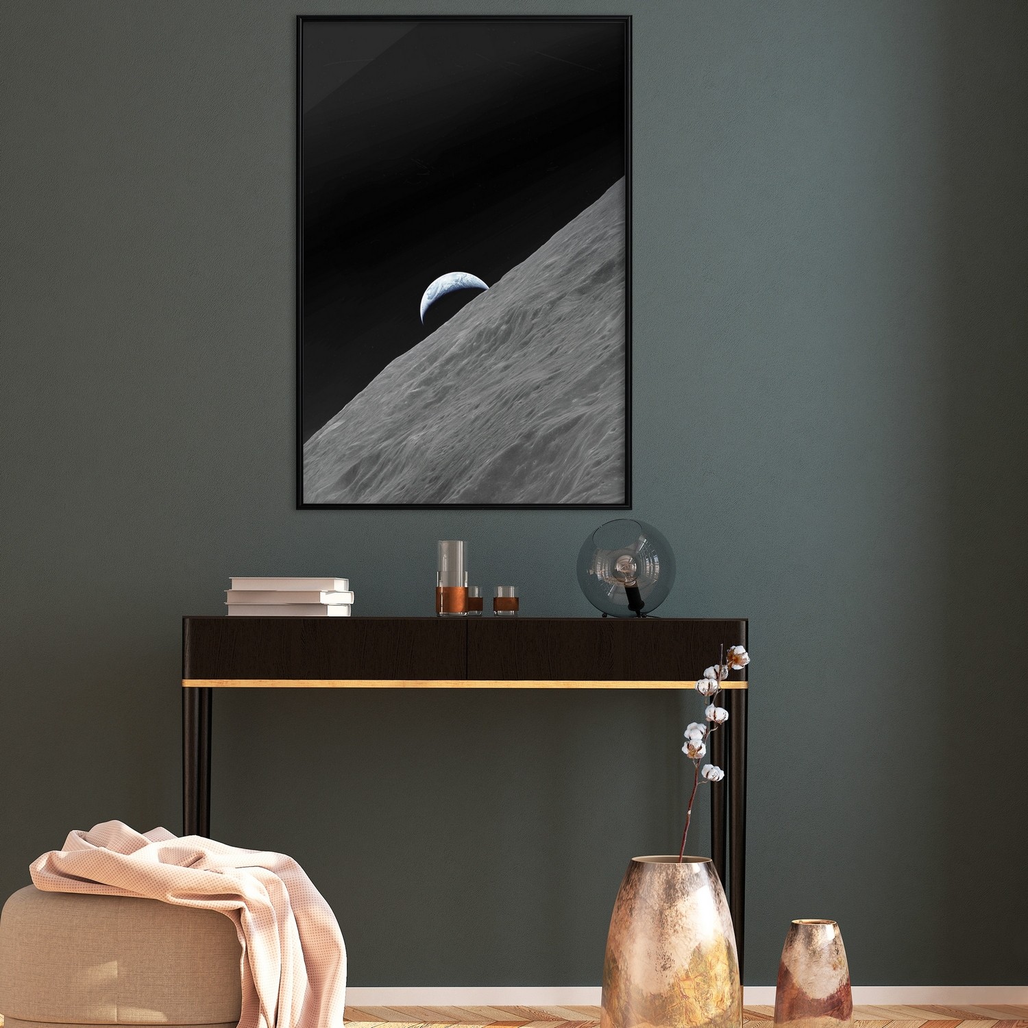 Affisch - Lonely Planet [Poster] 40x60 Svart ram, 40x60 cm